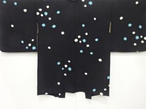 絞り　水玉模様　羽織